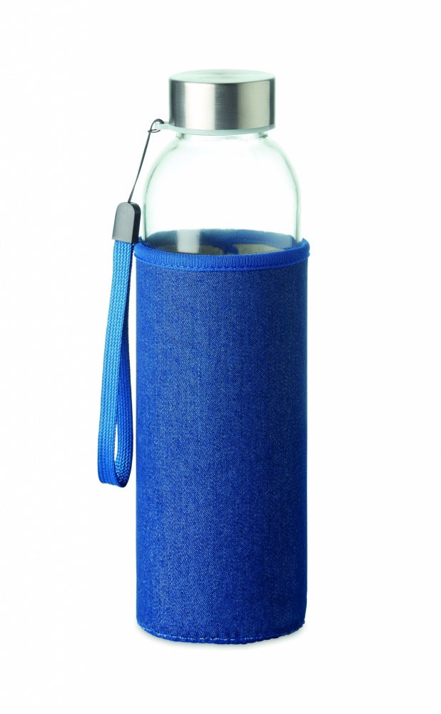 Logo trade promotional items picture of: Glass bottle in pouch 500 ml