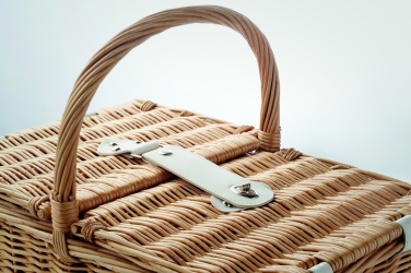 Logotrade promotional giveaways photo of: Wicker picnic basket 4 people