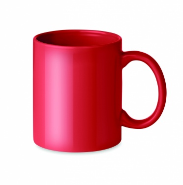 Logo trade promotional gifts image of: Coloured ceramic mug 300ml