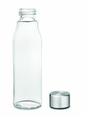 Logotrade promotional giveaway image of: Glass drinking bottle 500 ml