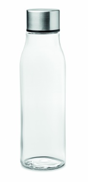 Logo trade promotional merchandise image of: Glass drinking bottle 500 ml