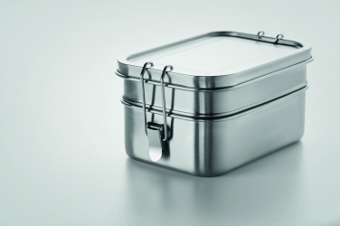 Logo trade promotional gifts picture of: Stainless steel lunch box