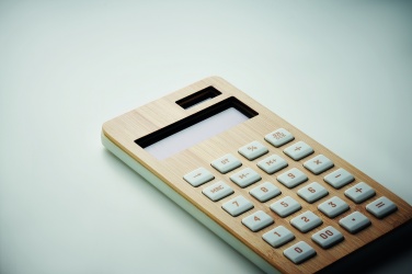 Logotrade corporate gift picture of: 12 digit bamboo calculator