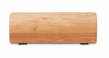 Logo trade corporate gift photo of: Wireless bamboo speaker 2x5W