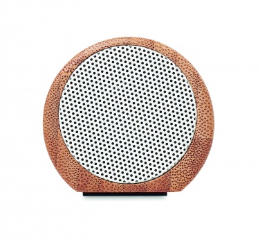 Logo trade advertising product photo of: Wireless bamboo speaker 2x5W