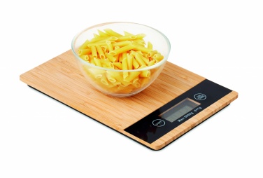 Logotrade advertising products photo of: Bamboo digital kitchen scales