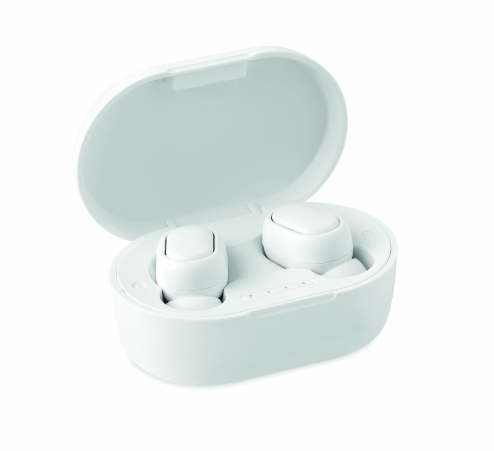 Logotrade promotional product picture of: Recycled ABS TWS earbuds