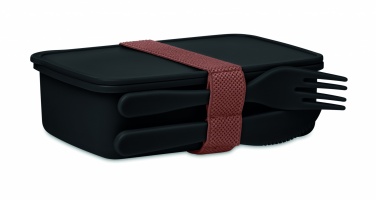 Logo trade corporate gifts picture of: Lunch box with cutlery