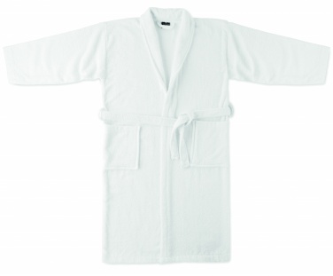 Logo trade promotional merchandise picture of: Bathrobe organic cotton XL/XXL