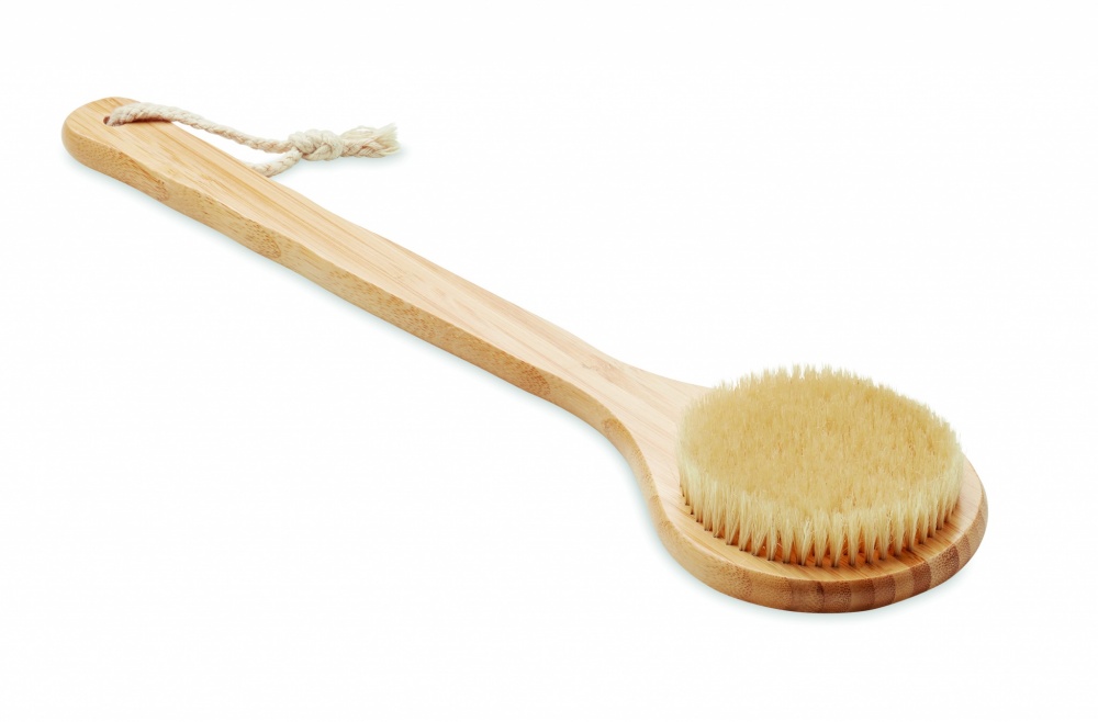 Logo trade promotional merchandise image of: Bamboo bath brush