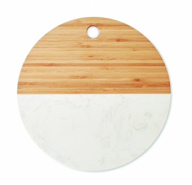 Logotrade promotional giveaway image of: Marble/ bamboo serving board