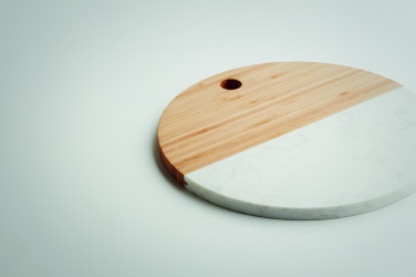 Logotrade promotional products photo of: Marble/ bamboo serving board