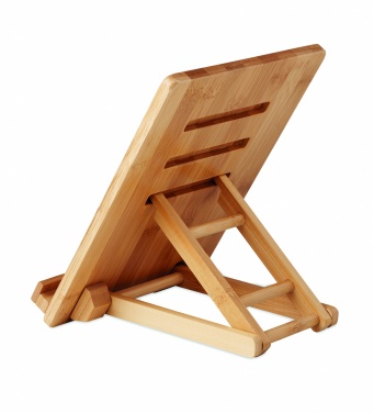 Logotrade promotional products photo of: Bamboo tablet stand TUANUI