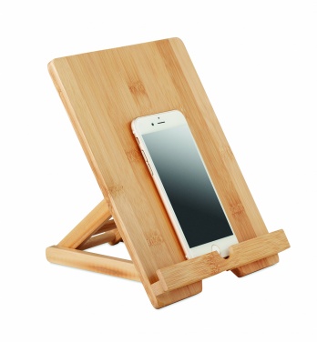 Logo trade promotional product photo of: Bamboo tablet stand TUANUI