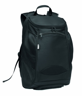 Logo trade promotional giveaways image of: 600D RPET sports rucksack