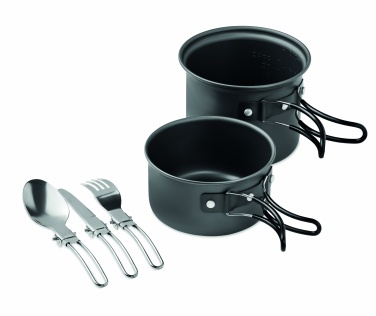 Logotrade corporate gifts photo of: 2 camping pots with cutlery