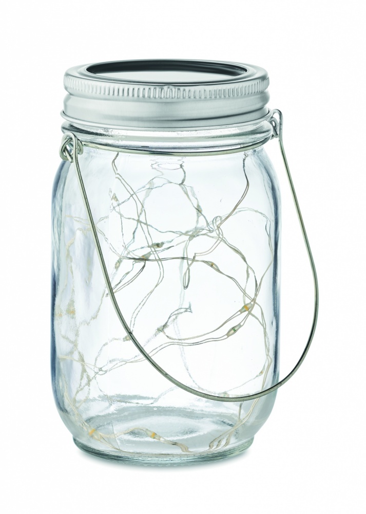 Logotrade promotional product image of: Solar mason jar outdoor lamp