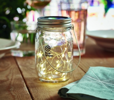 Logotrade promotional product image of: Solar mason jar outdoor lamp