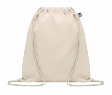 Logotrade promotional products photo of: Organic cotton drawstring bag