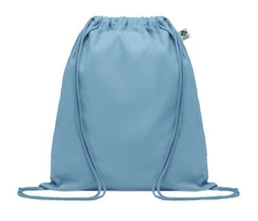 Logotrade promotional gift image of: Organic cotton drawstring bag