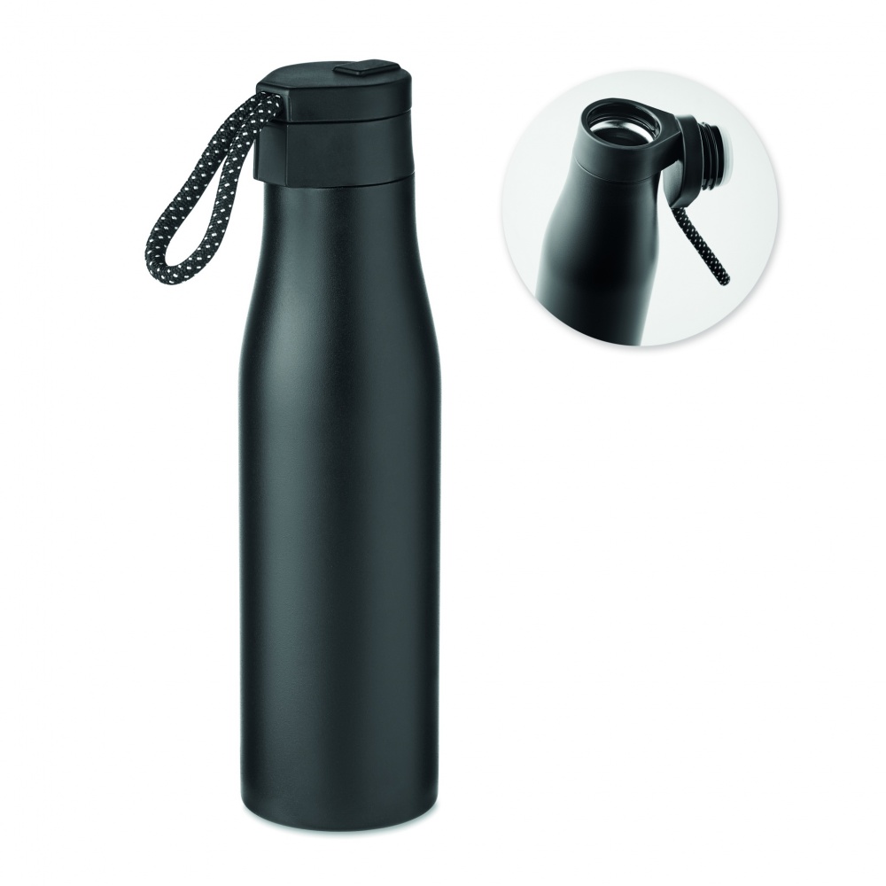 Logo trade advertising product photo of: Double wall flask 600ml