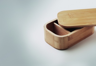 Logo trade promotional gift photo of: Bamboo lunch box 650ml