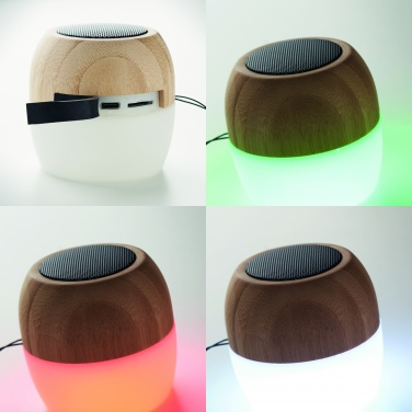 Logo trade promotional product photo of: 5.0 wireless bamboo speaker