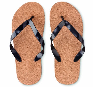 Logotrade promotional gift image of: Cork beach slippers L