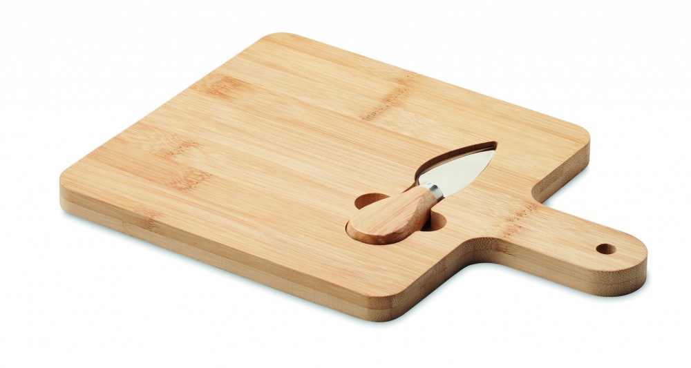 Logotrade corporate gift picture of: Cheese board set in bamboo