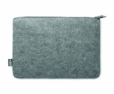 Logotrade promotional merchandise photo of: RPET felt zipped laptop bag