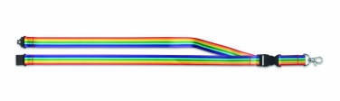 Logo trade promotional products picture of: Rainbow RPET lanyard