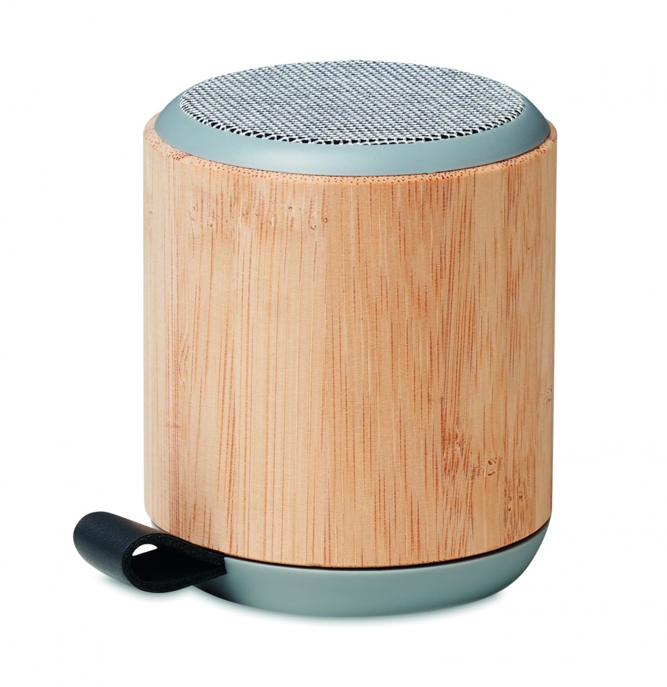 Logo trade corporate gifts image of: 5.3 wireless bamboo speaker