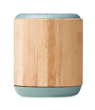 Logo trade corporate gifts image of: 5.3 wireless bamboo speaker