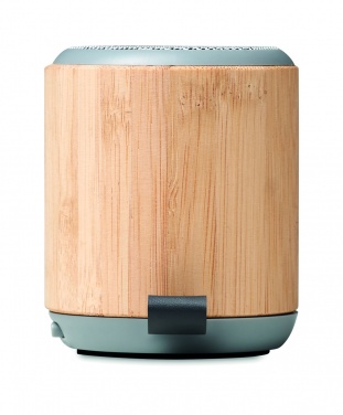 Logo trade promotional merchandise image of: 5.3 wireless bamboo speaker