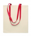 140 gr/m² Cotton shopping bag, Red