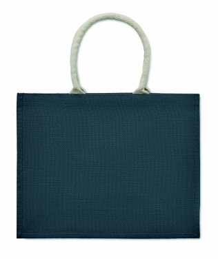 Logo trade business gift photo of: Jute bag with cotton handle