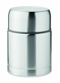 Double wall  jar 800ml, Matt Silver