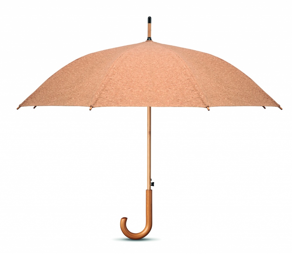 Logo trade advertising products picture of: 25 inch cork umbrella