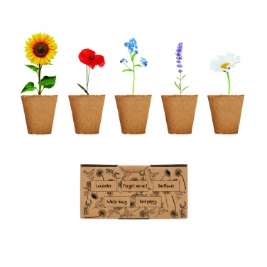 Logo trade business gifts image of: Flowers growing kit