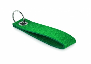 Logotrade promotional giveaway picture of: RPET felt key ring Hämeenlinna