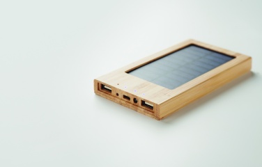 Logo trade corporate gift photo of: Solar power bank 4000 mAh