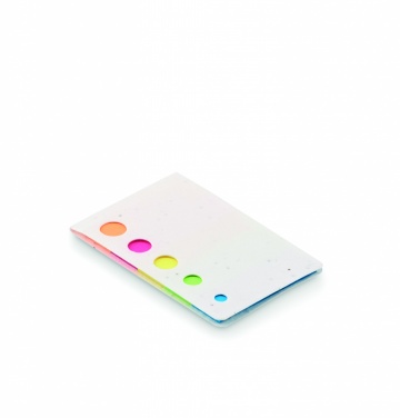 Logo trade promotional merchandise image of: Seed paper page markers pad