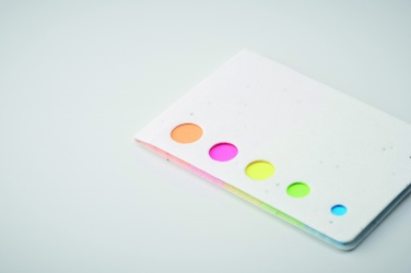 Logo trade promotional giveaways image of: Seed paper page markers pad