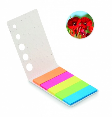 Logotrade promotional merchandise picture of: Seed paper page markers pad