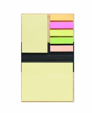 Logotrade business gifts photo of: Bamboo sticky note memo pad