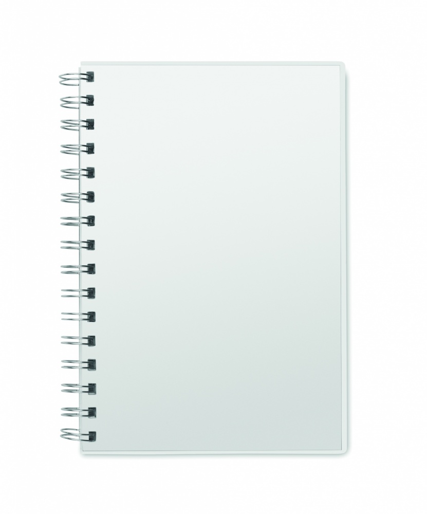 Logotrade promotional merchandise photo of: A5 RPET notebook recycled lined