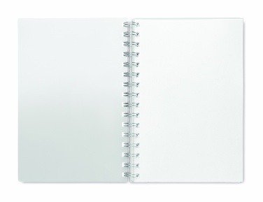 Logo trade corporate gift photo of: A5 RPET notebook recycled lined