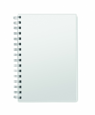 Logo trade promotional gifts picture of: A5 RPET notebook recycled lined