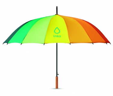 Logotrade business gift image of: 27 inch rainbow umbrella