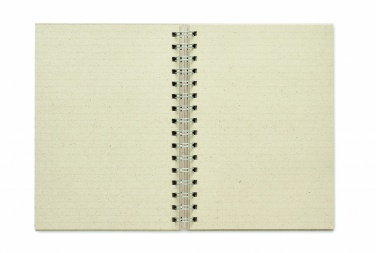 Logotrade advertising product image of: A5 grass notebook 80 lined